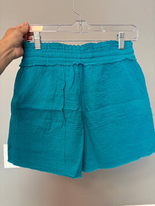 Zenana 100% Cotton Gauze Shorts