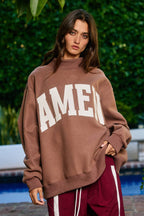 WWJD & AMEN Reversible Mockneck Sweatshirt
