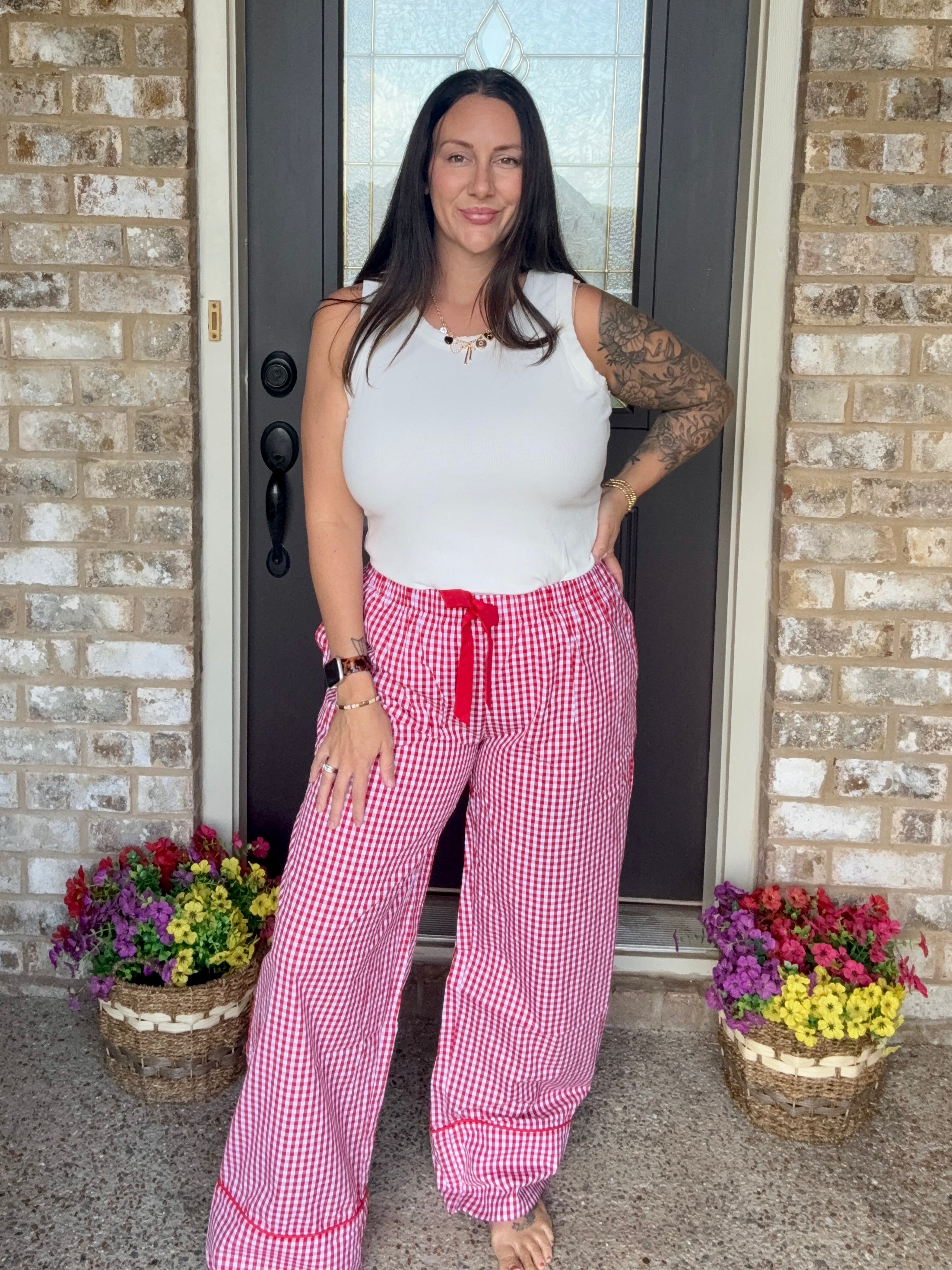 Grove Day Gingham Pants