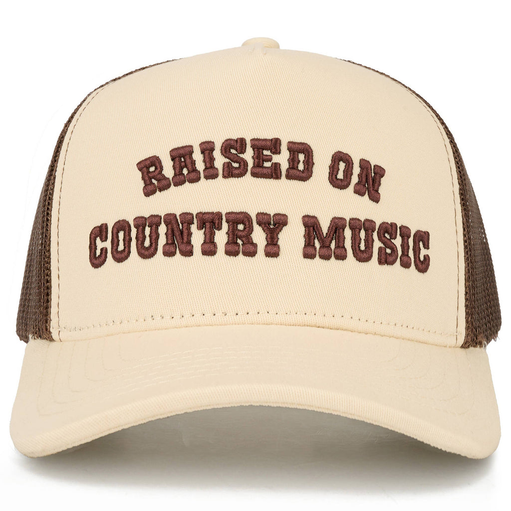 C.C Trucker Hat - Raised on Country Music