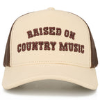 C.C Trucker Hat - Raised on Country Music