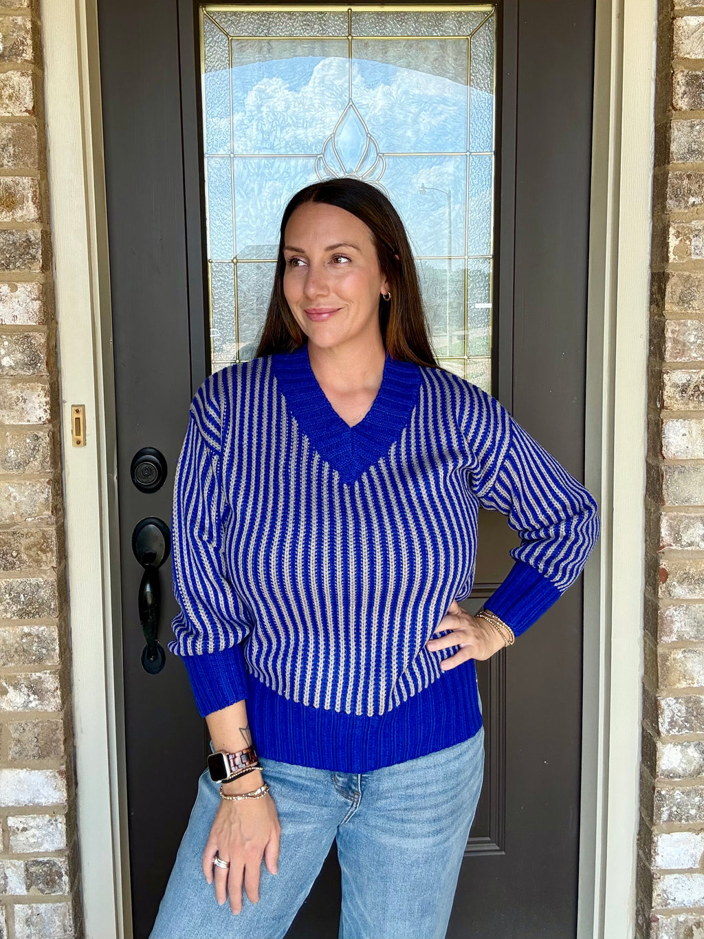 The Varsity Charm Sweater