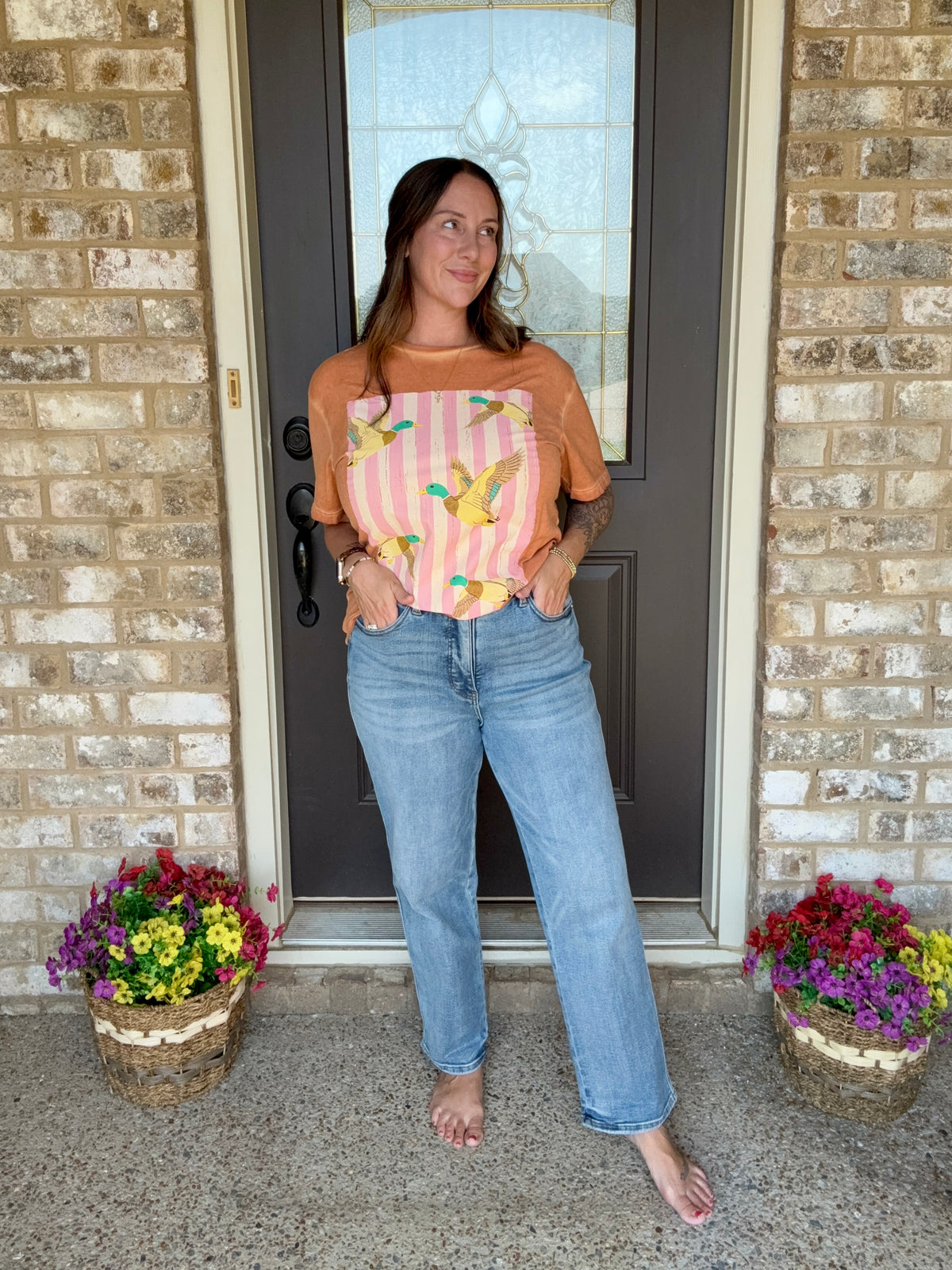 The Main Street Judy Blue Ankle Jeans.