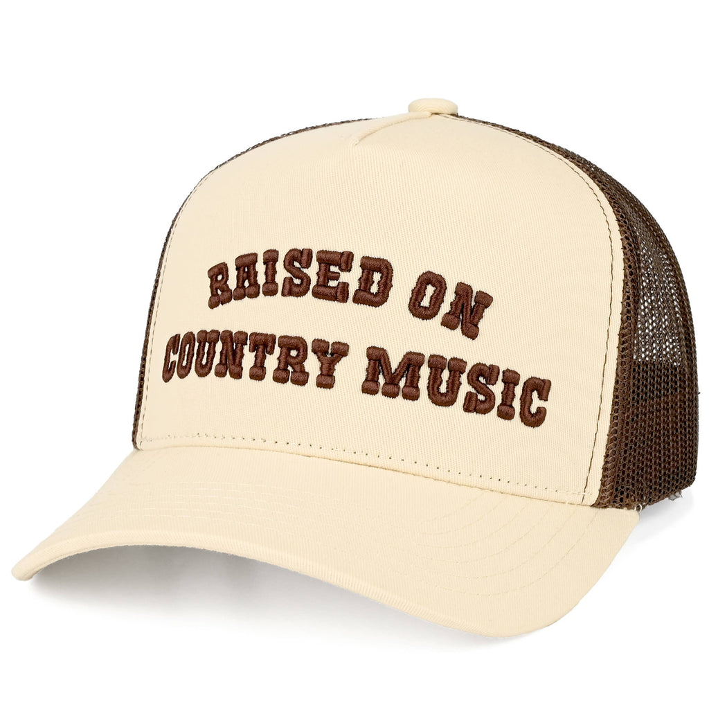 C.C Trucker Hat - Raised on Country Music