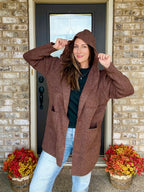 Cabin Cozy Hooded Cardigan