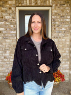 Midnight Lane Cropped Shacket