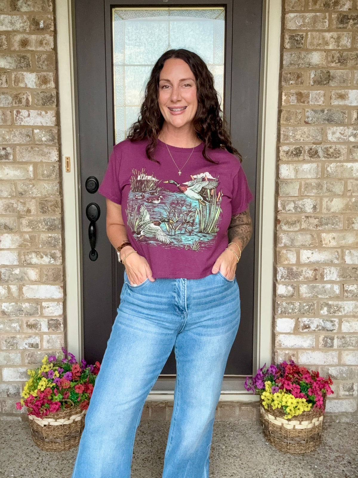 Zutter Mallard Crop Tee