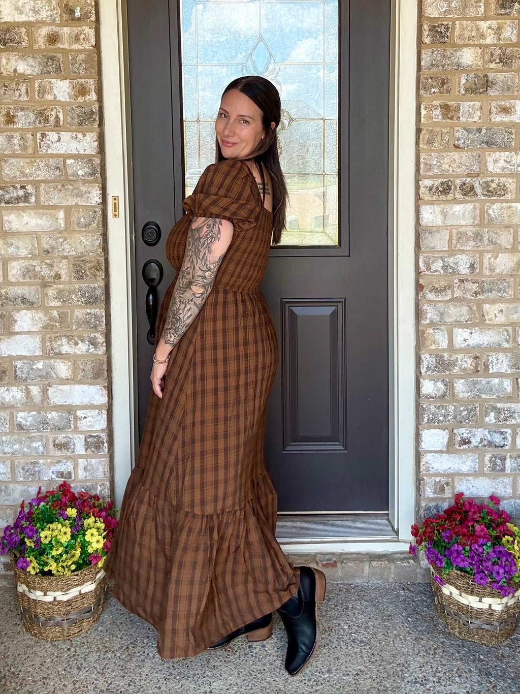 The Maple Lane Plaid Dress
