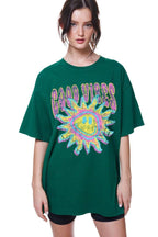 Zutter Vintage Good Vibes Oversize Tee