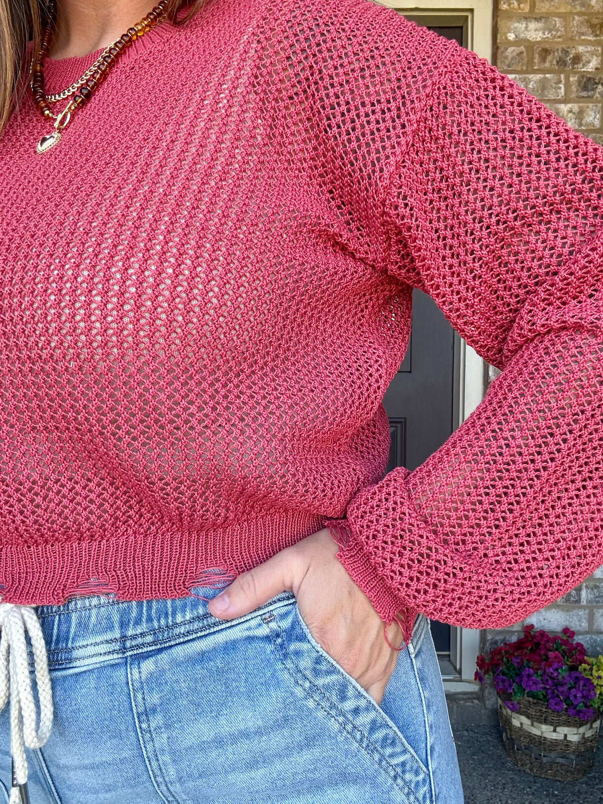 The Cross My Heart Knit Sweater