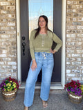Happy Go Lucky Pull On Denim