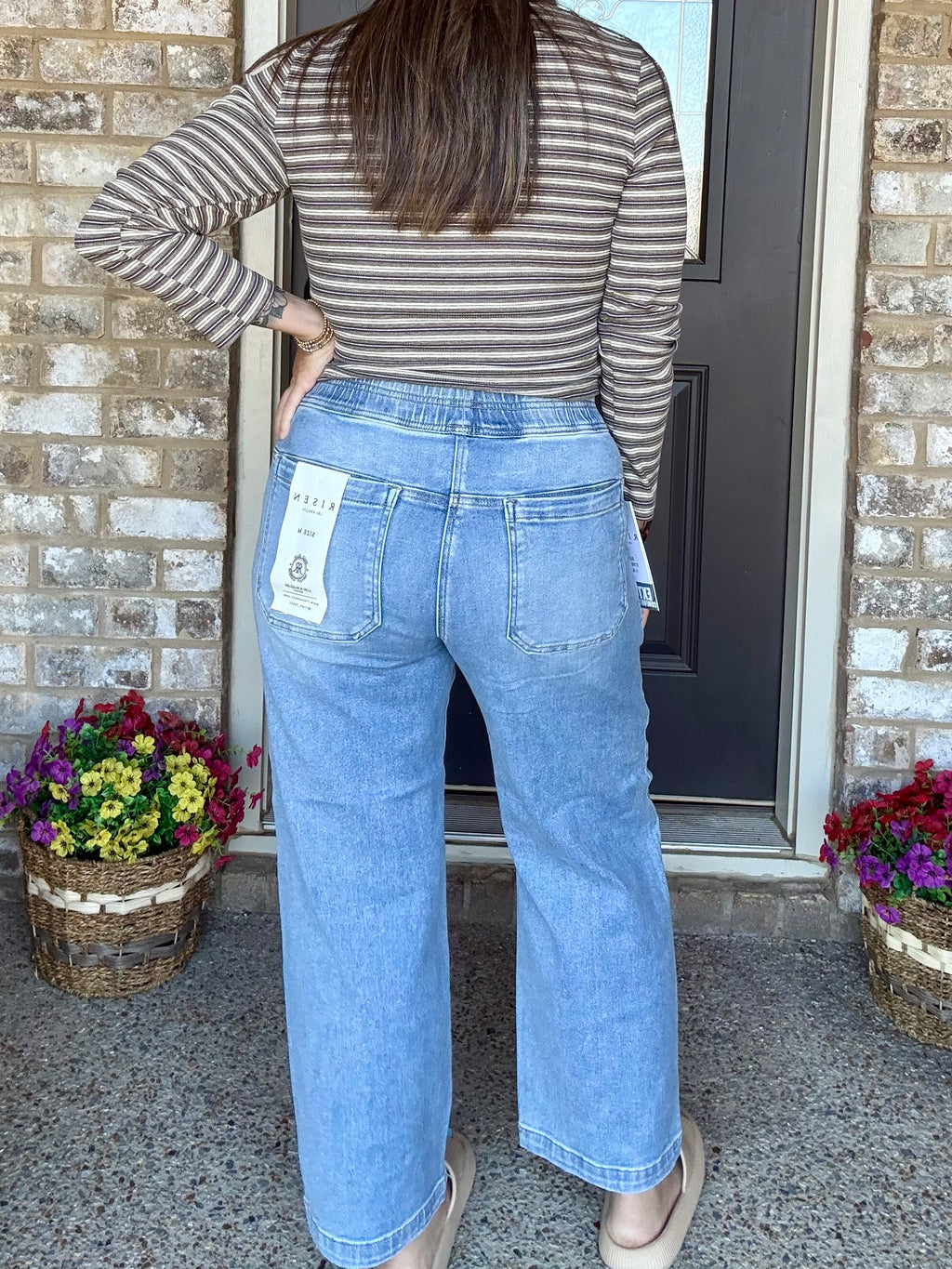 Happy Go Lucky Pull On Denim