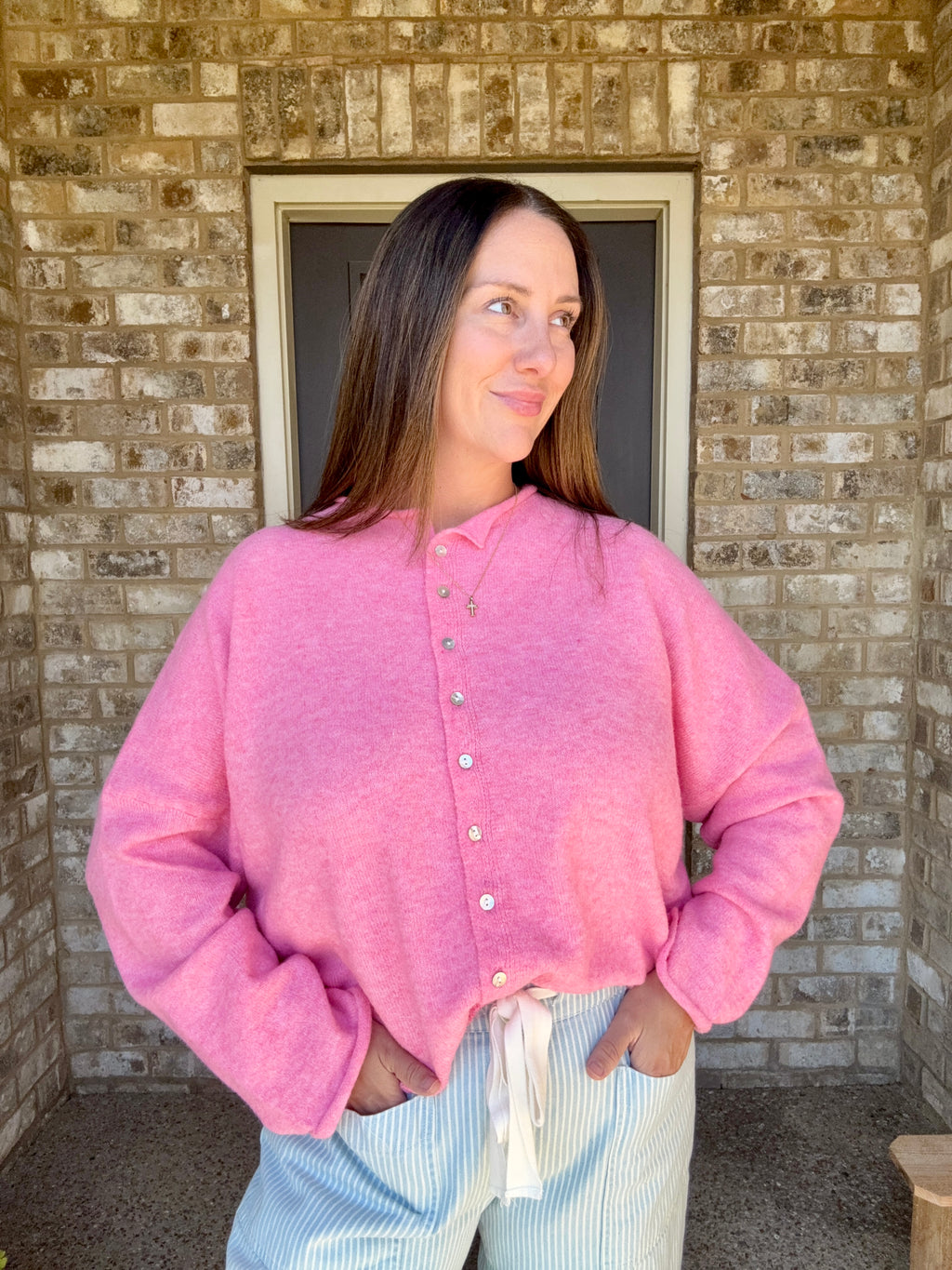 The Strawberries & Cream Cardigan
