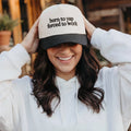C.C Trucker Hat - Born to Yap, Forced to Work