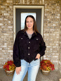 Midnight Lane Cropped Shacket