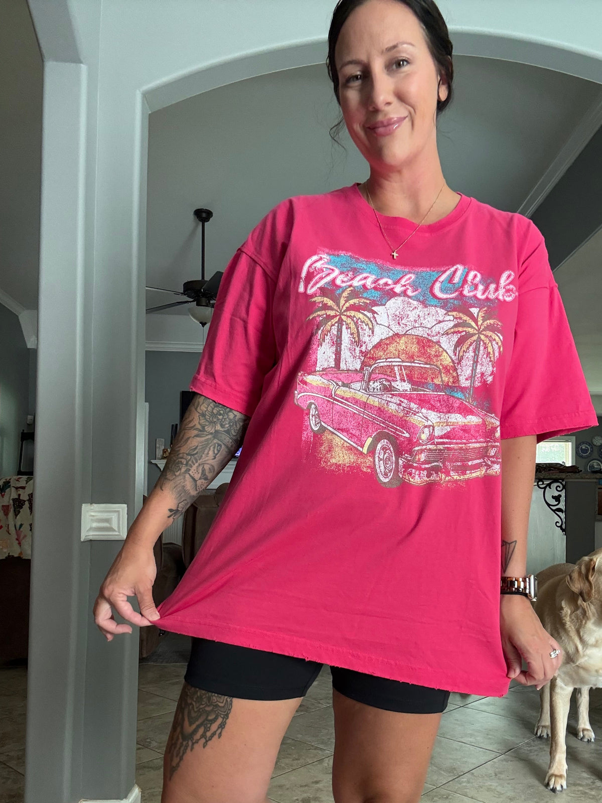 Zutter Vintage Beach Club Oversize Tee