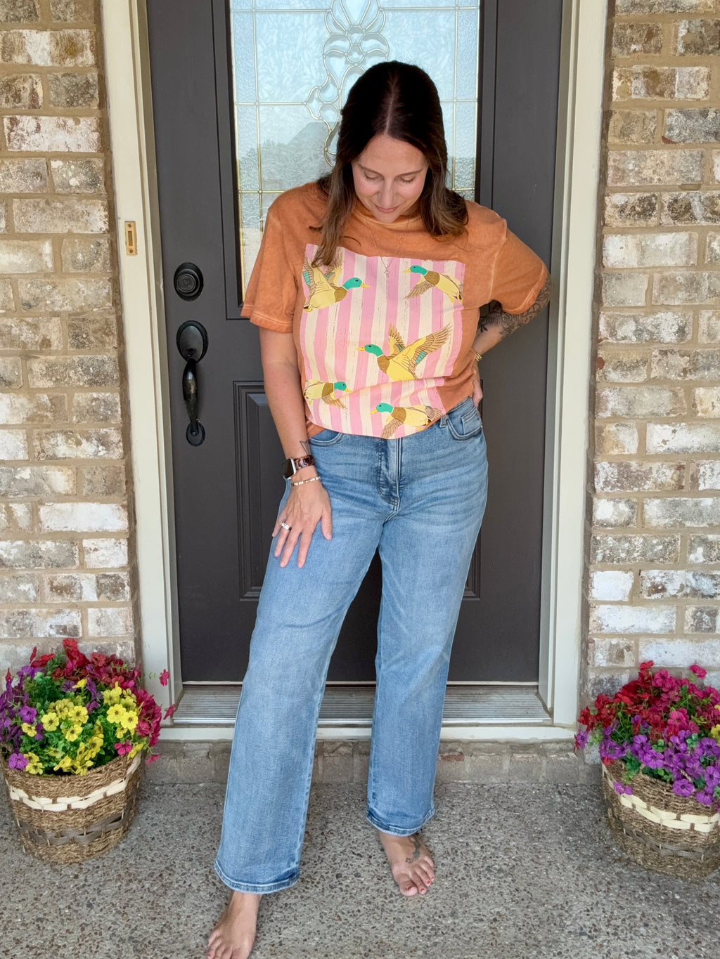 The Main Street Judy Blue Ankle Jeans.