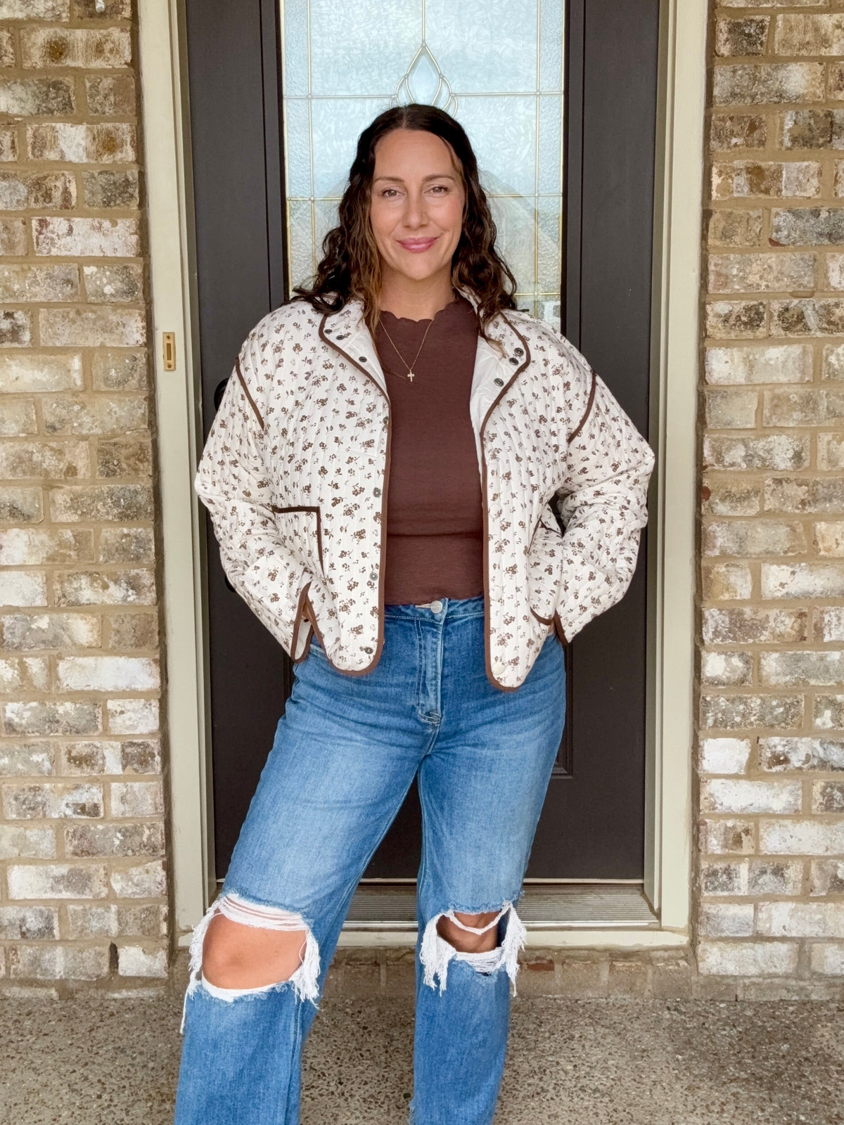 The Cottage Bloom Quilted Jacket