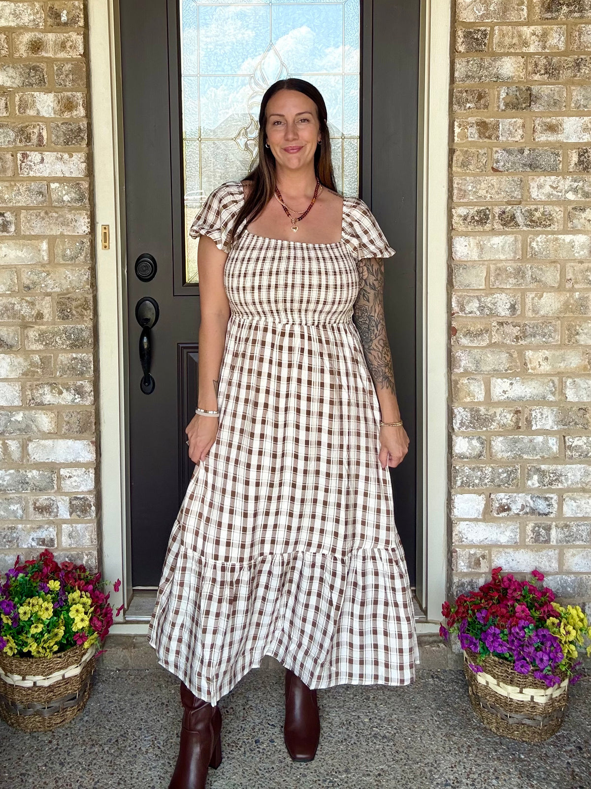 The Maple Lane Plaid Dress