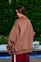 WWJD & AMEN Reversible Mockneck Sweatshirt