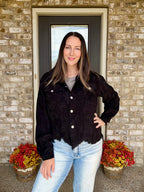 Midnight Lane Cropped Shacket