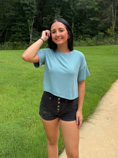 Bluebell Basic Ribbed Tee