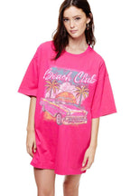 Zutter Vintage Beach Club Oversize Tee