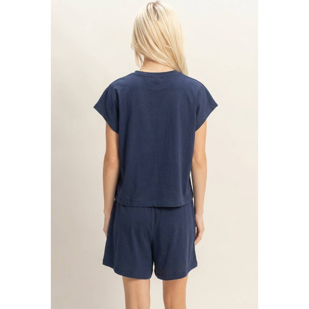 Double Zero Boxy Two Piece Set