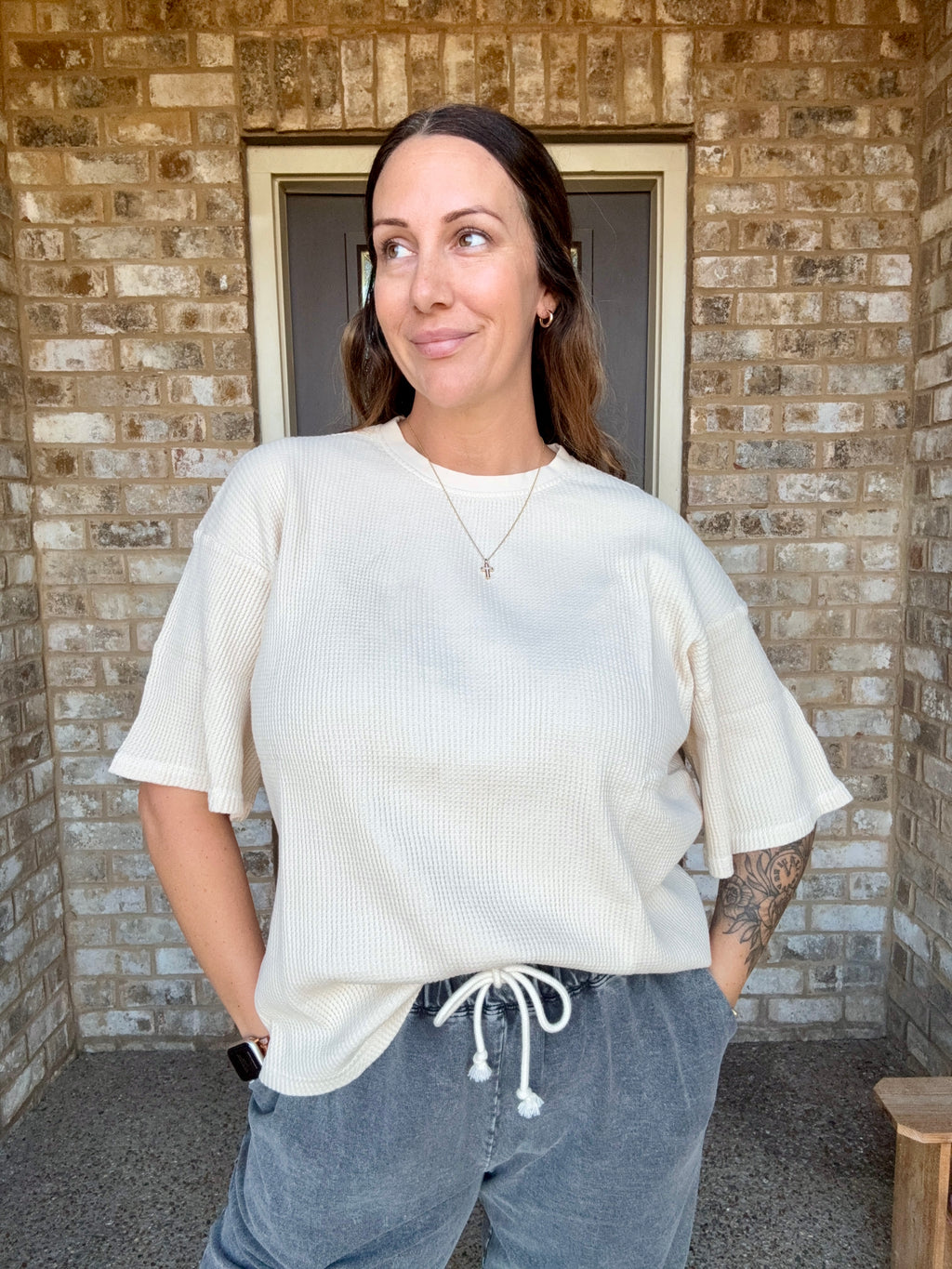 Everyday Essential Waffle Top
