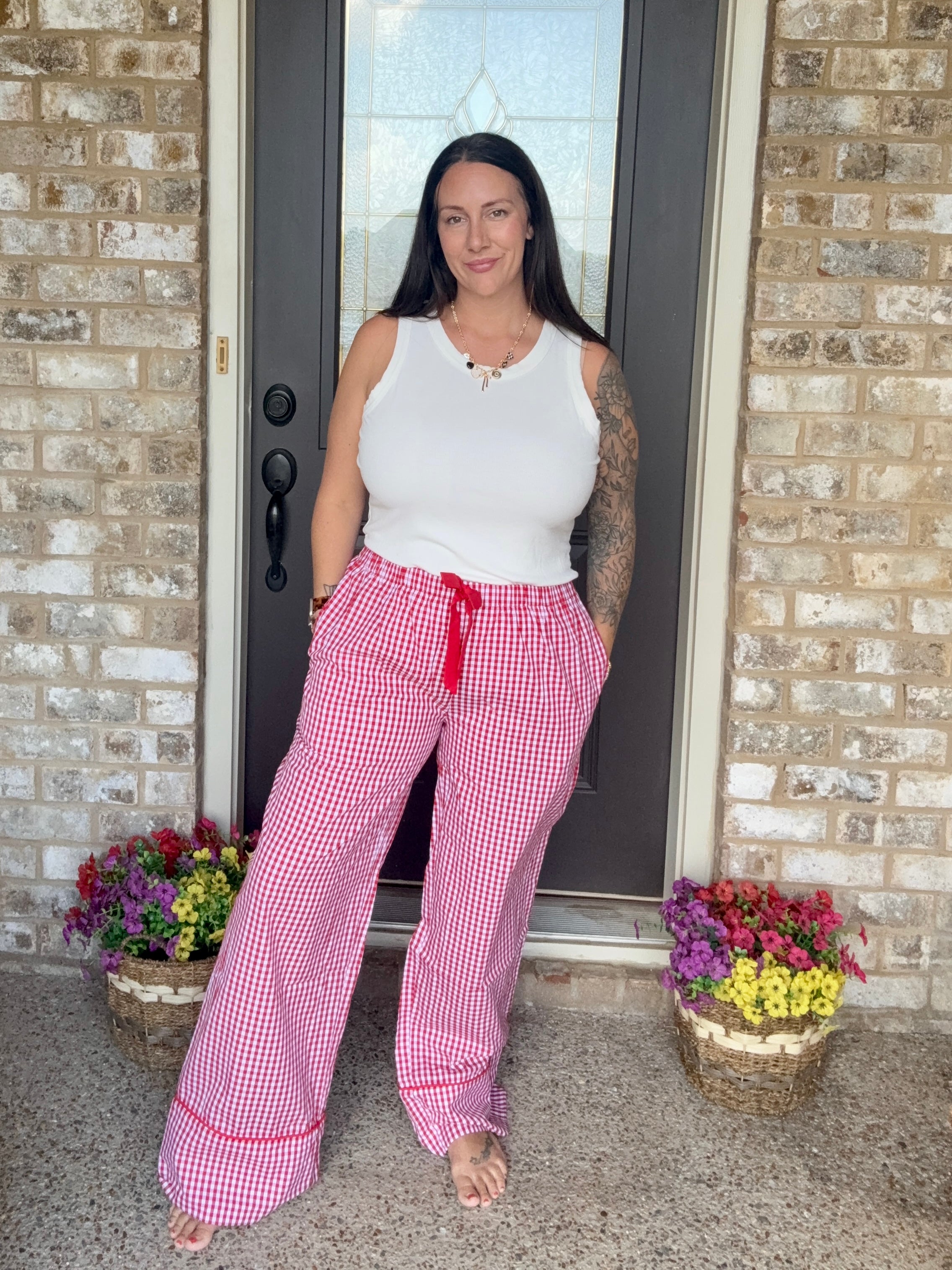 Grove Day Gingham Pants