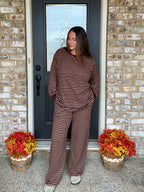 Cocoa Cozy Striped Pants