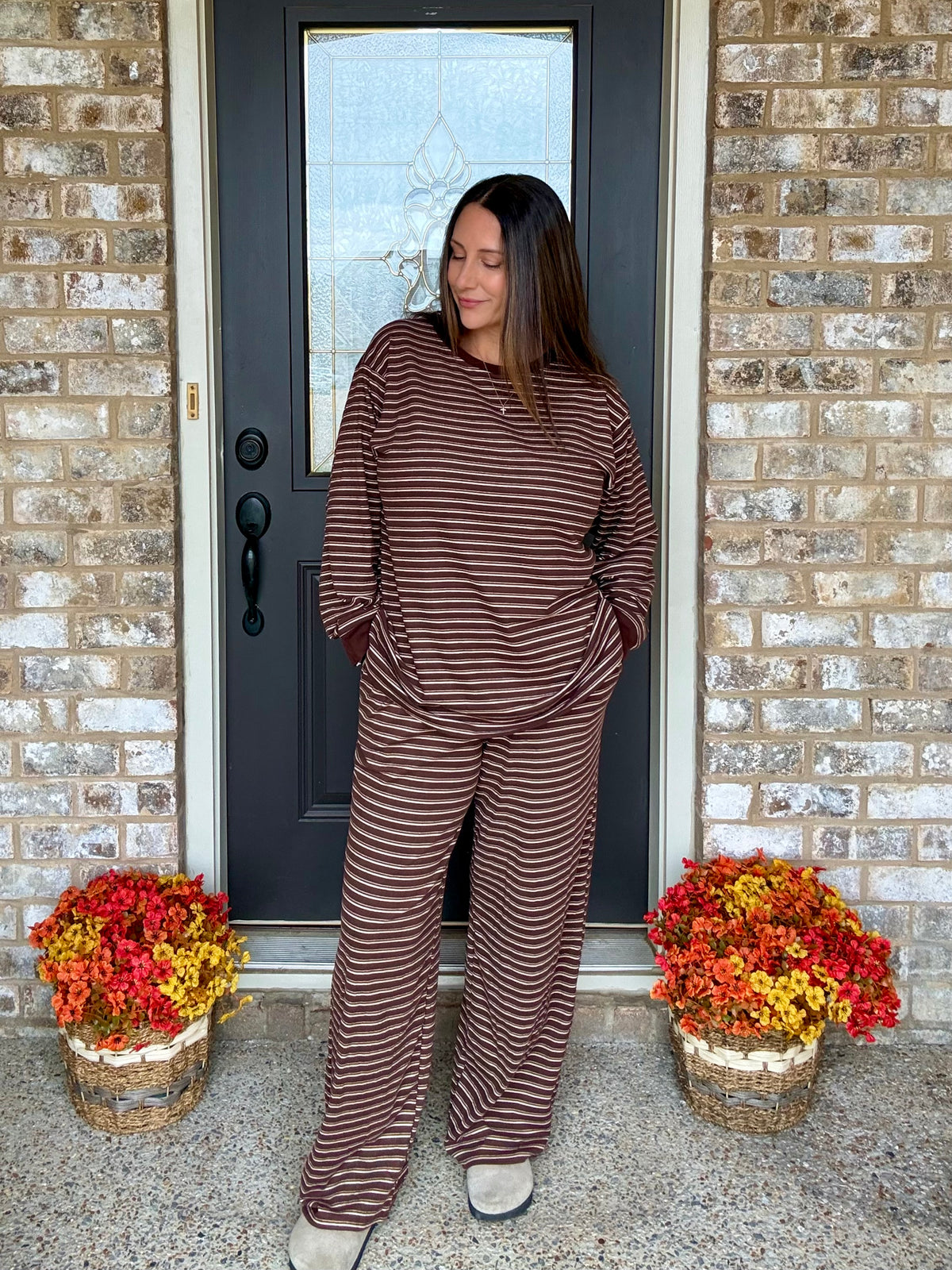 Cocoa Cozy Striped Pants