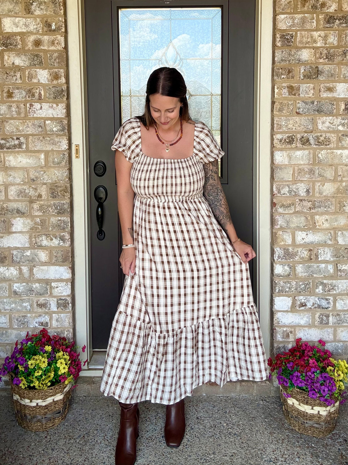 The Maple Lane Plaid Dress