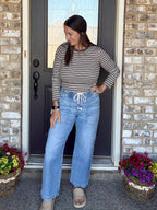 Happy Go Lucky Pull On Denim