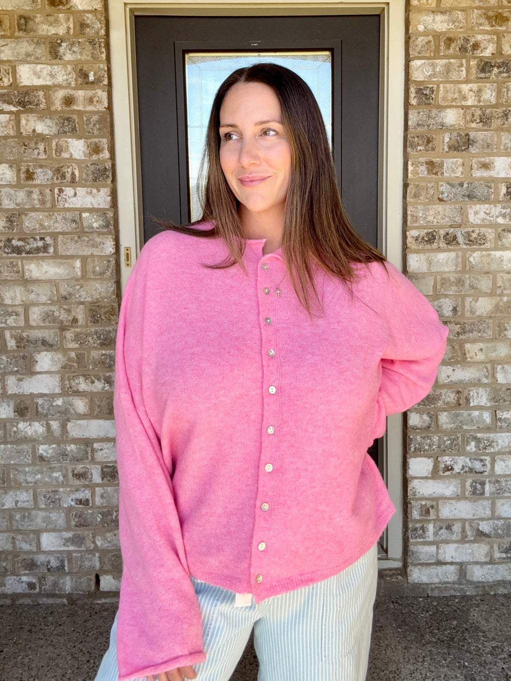The Strawberries & Cream Cardigan
