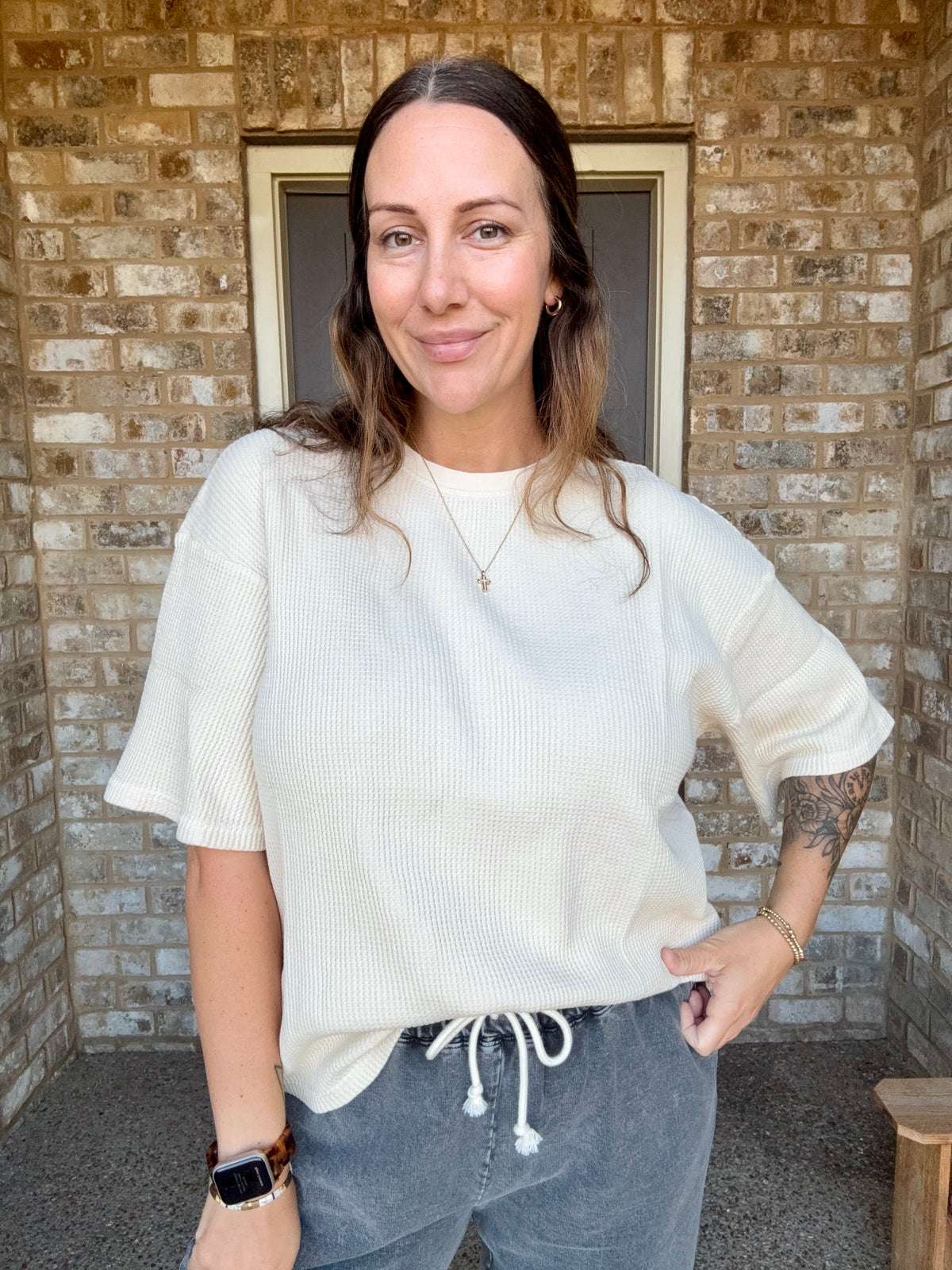 Everyday Essential Waffle Top