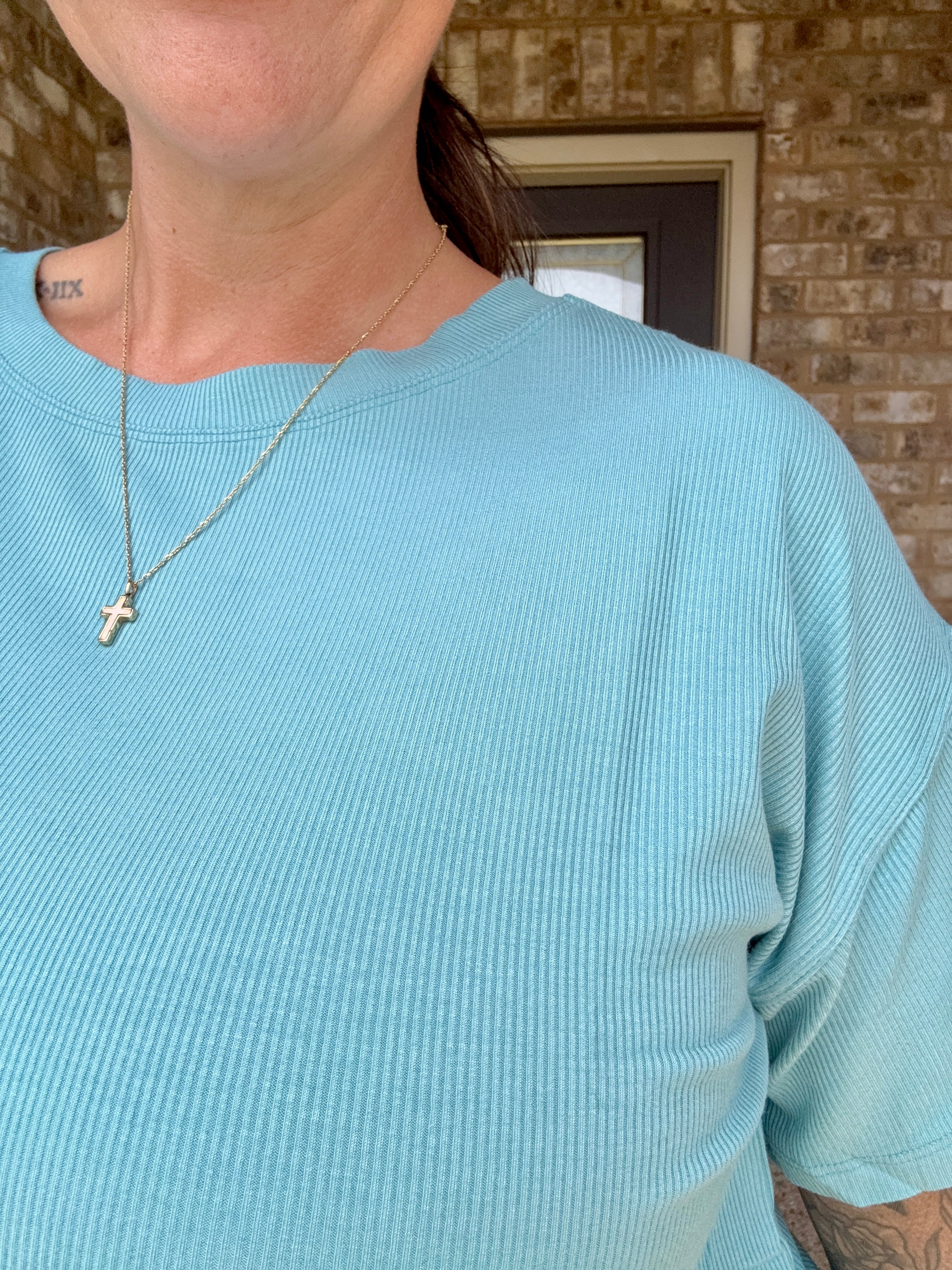 Bluebell Basic Ribbed Tee