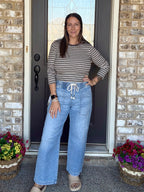 Happy Go Lucky Pull On Denim
