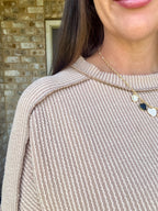 The Curly Q Ribbed Top