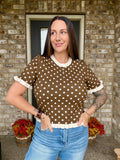 The Penny Dot Sweater Shirt