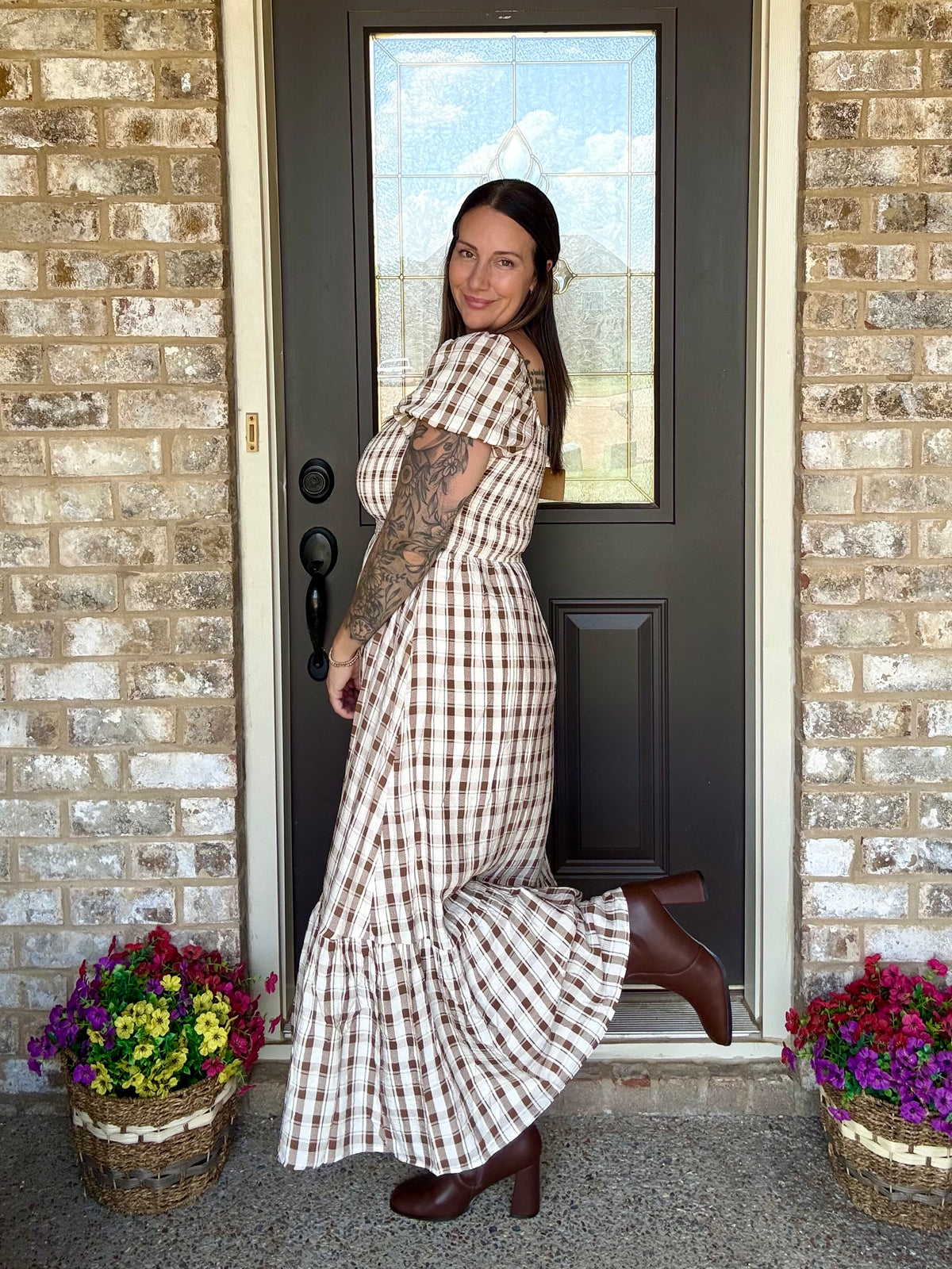 The Maple Lane Plaid Dress