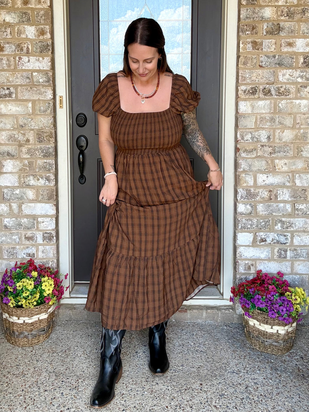 The Maple Lane Plaid Dress
