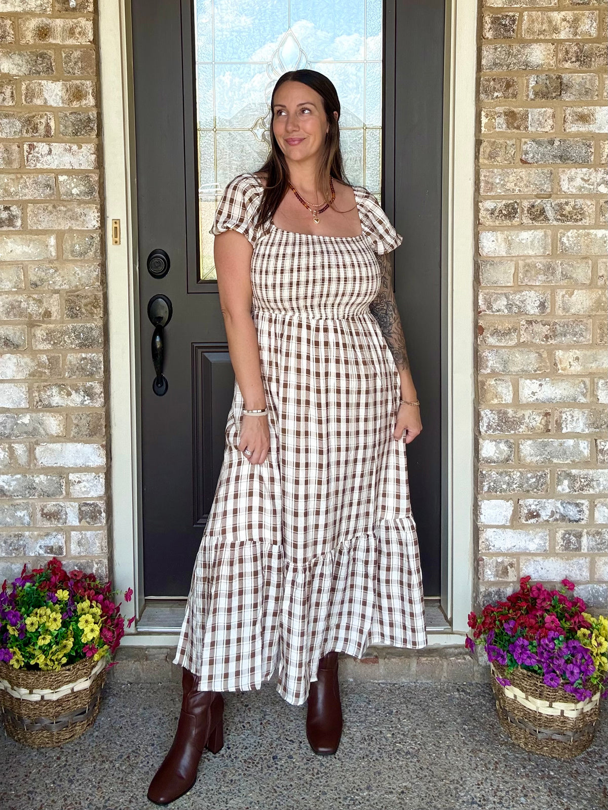 The Maple Lane Plaid Dress