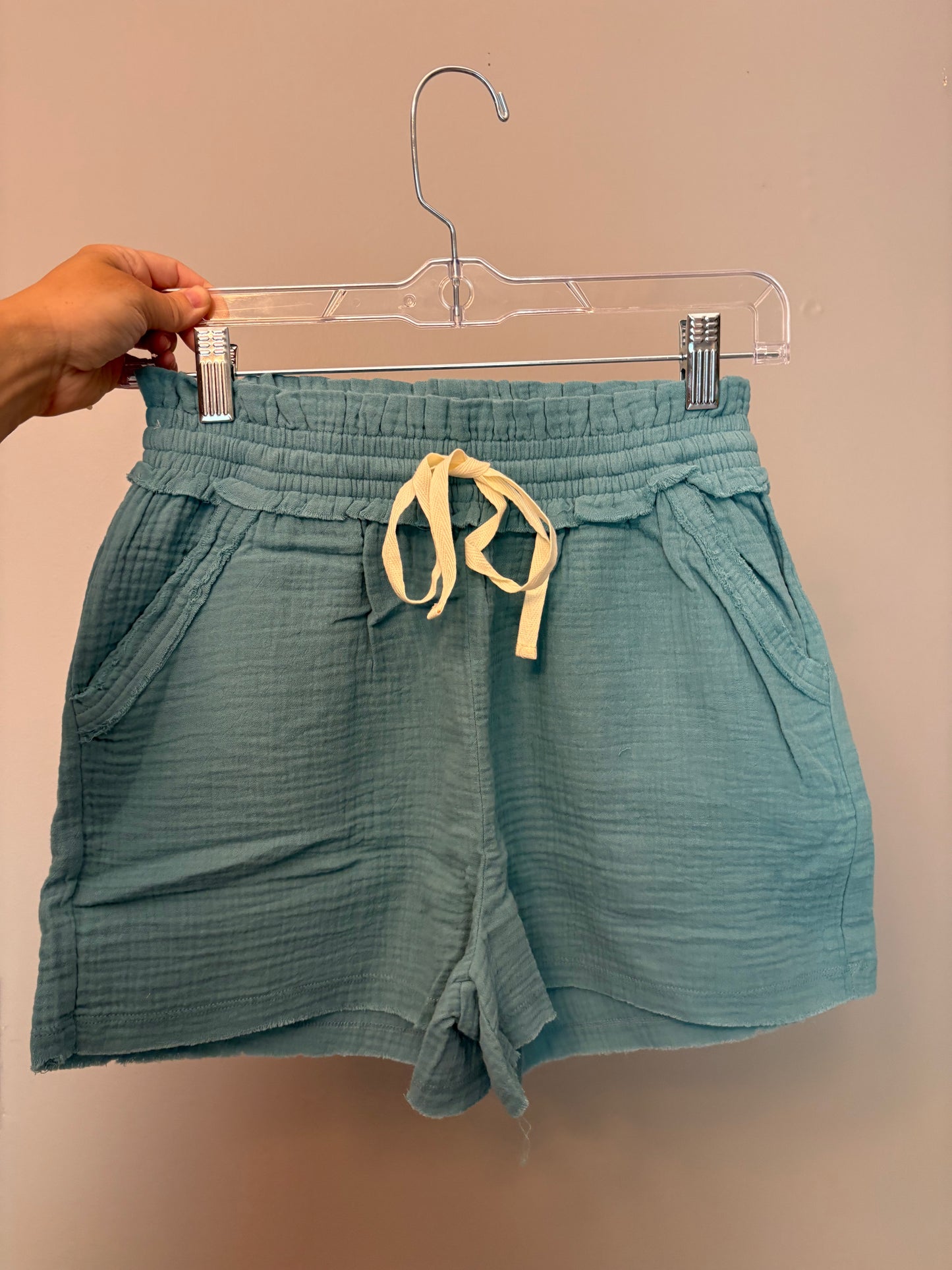 Zenana 100% Cotton Gauze Shorts