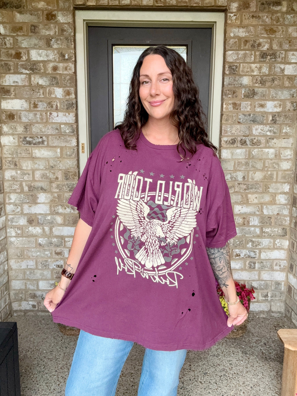 Zutter Distress World Tour Tee