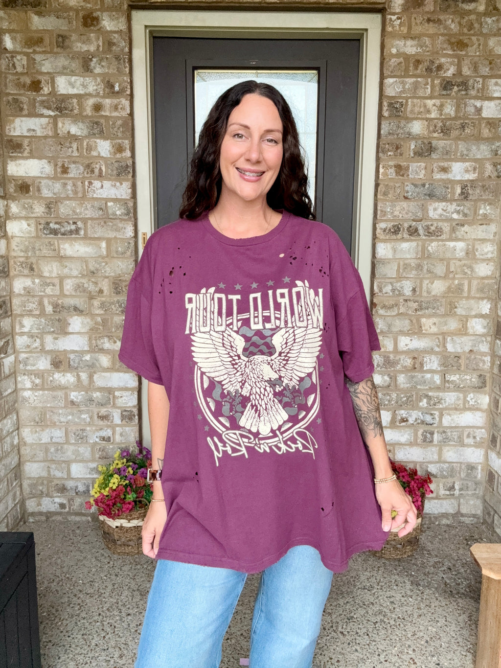 Zutter Distress World Tour Tee