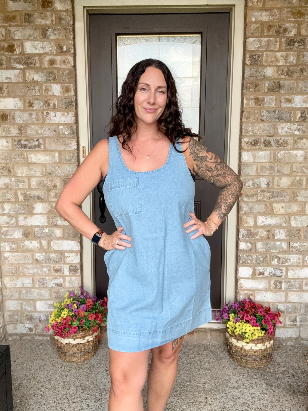 The Sunday Stroll Denim Dress