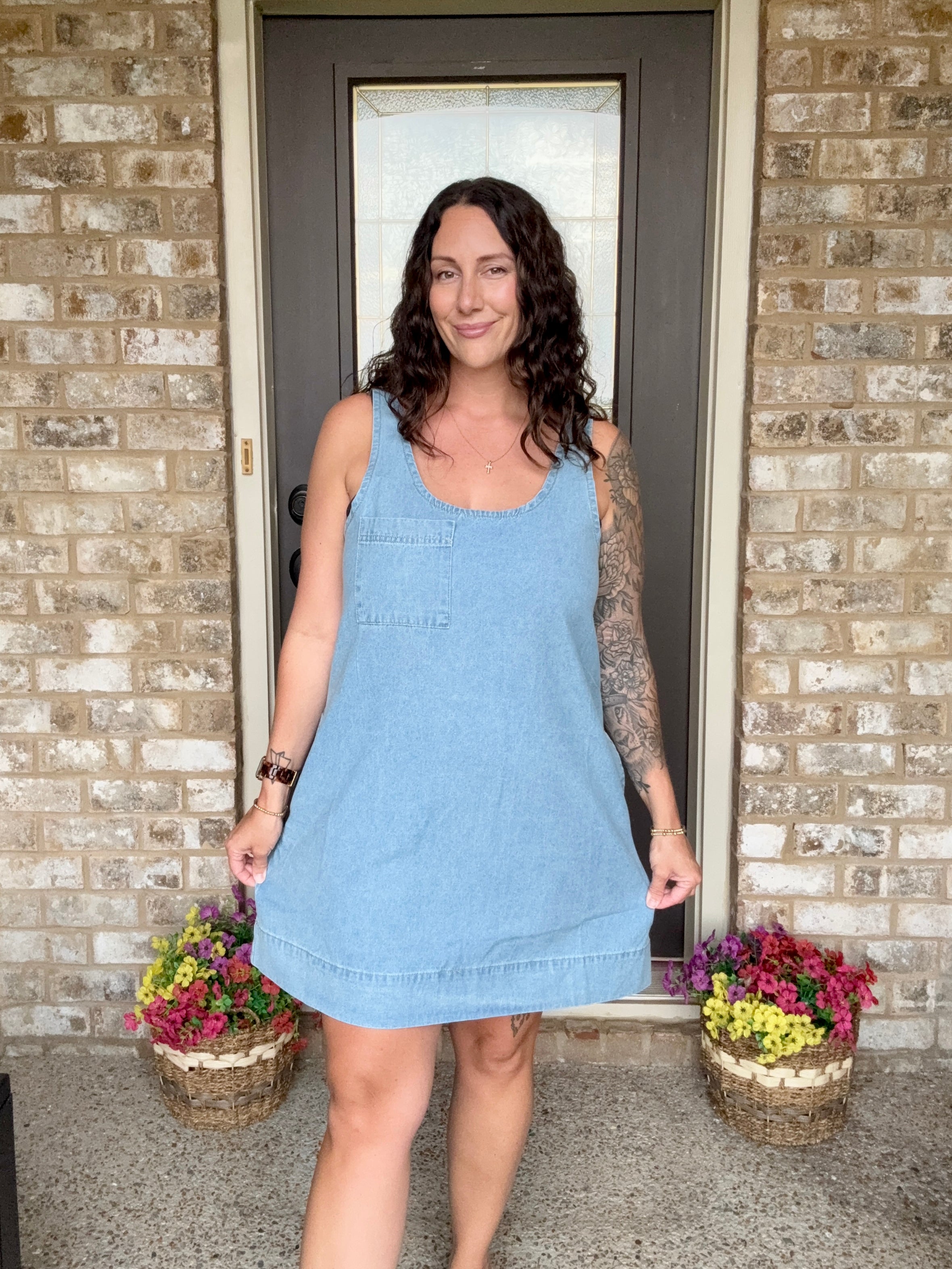 The Sunday Stroll Denim Dress