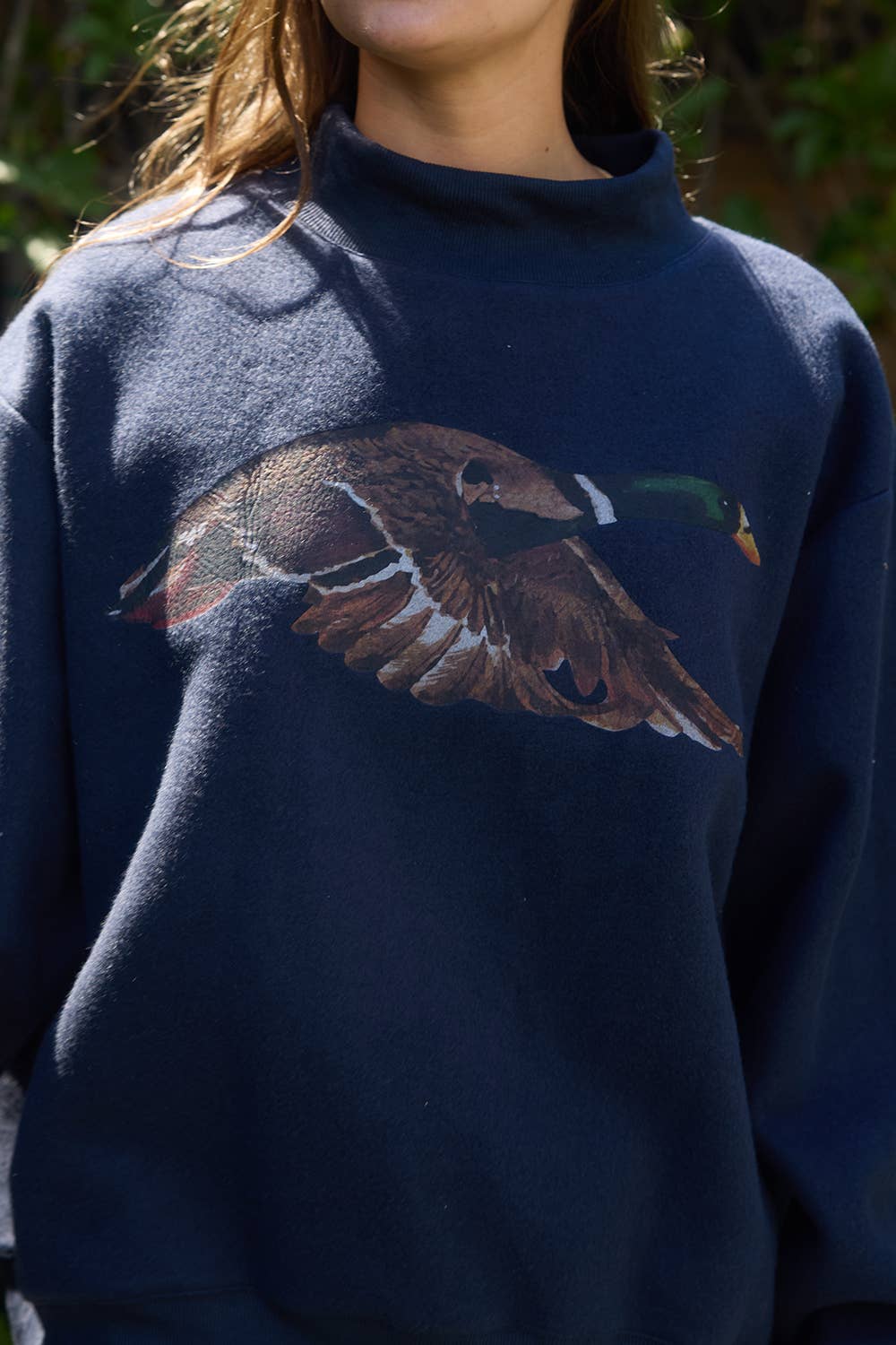 Lucky & Mallard  Reversible Mockneck Sweatshirt