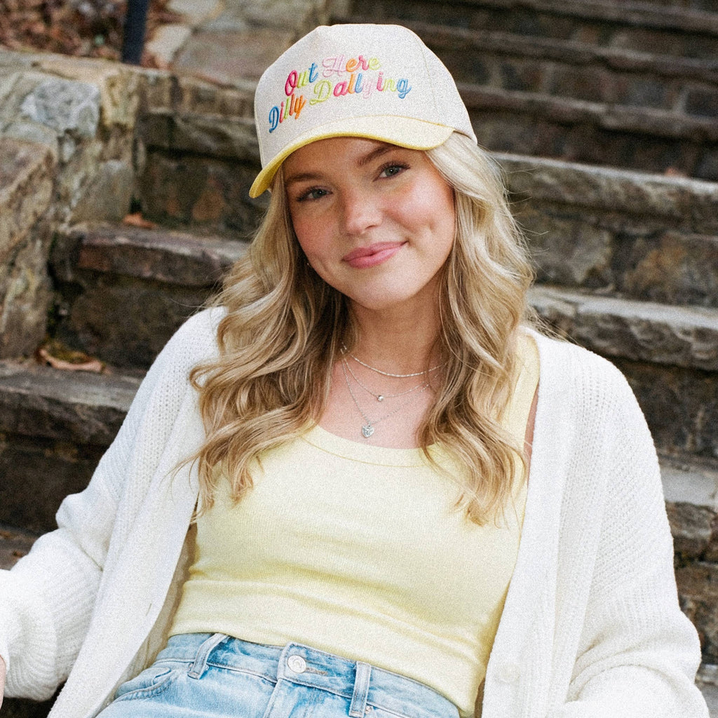 C.C Trucker Hat - Out Here Dilly Dallying